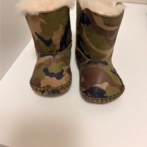 UGG Chestnut Brown Sheepskin Lined Slipper Baby